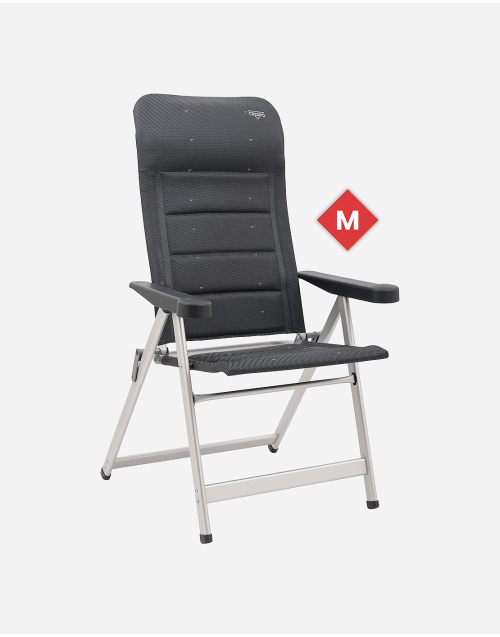 Silla reclinable - AL/237 - Deluxe - Gris oscuro