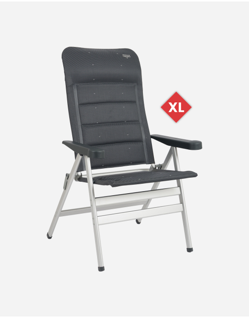 Silla reclinable - AL/238 - Deluxe - Gris oscuro